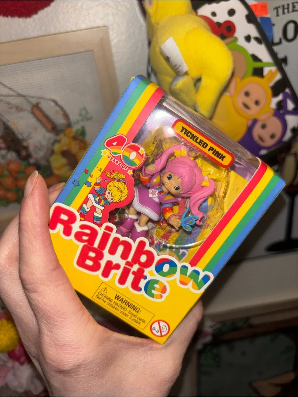 Rainbow Brite 40th Anniversary Tinkled Pink Doll Figure